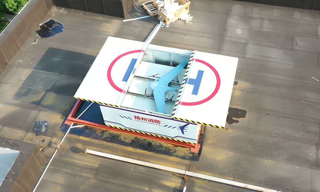 消防固定翼無(wú)人機(jī)機(jī)場(chǎng)揚(yáng)州首飛，助力抗疫大顯身手